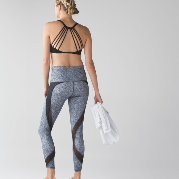 Lululemon Tranquil Tight Rio Mist Black White - Picture 4 of 8